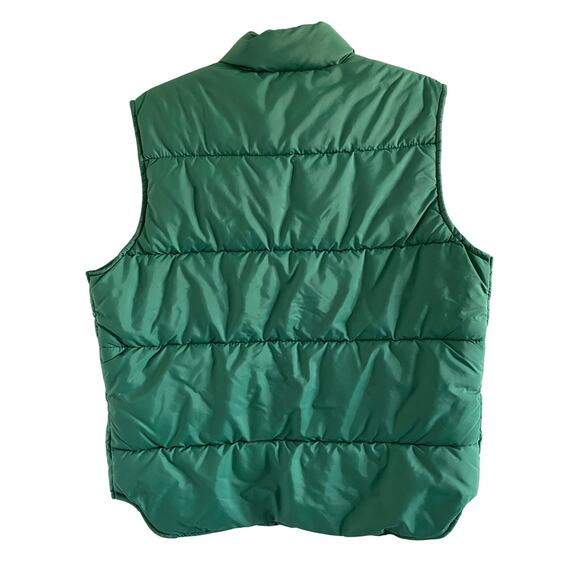 Vintage Woolrich Green Puffer Vest - Picture 4 of 6